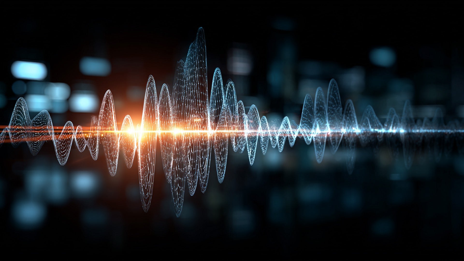 A dense, brightly detailed waveform — the full frequency field of the downloaded master